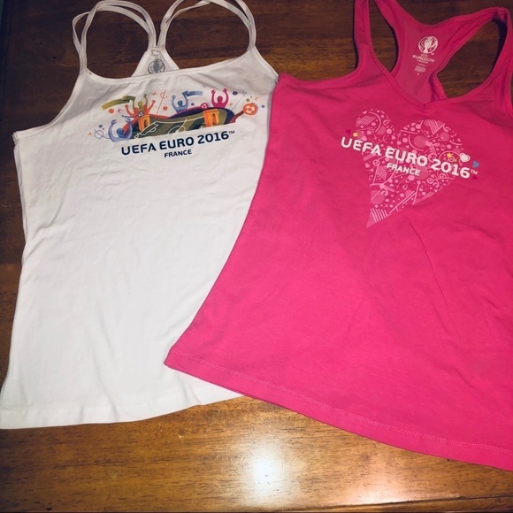 UEFA Soccer ⭐️Bundle⭐️ Racerback tanks, size small - Picture 1 of 11